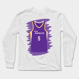 Los Angeles Sparks number 5 uniform Long Sleeve T-Shirt